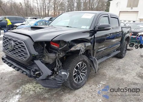 2021 Toyota Tacoma Trd Sport из США, поврежденный, VIN 3TYCZ5AN4MT015280